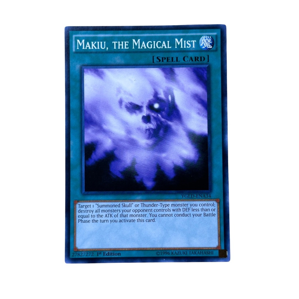 Yu-Gi-Oh! Trading Card Game Makiu the Magical Mist YGLD-ENA34 1st Edition Common